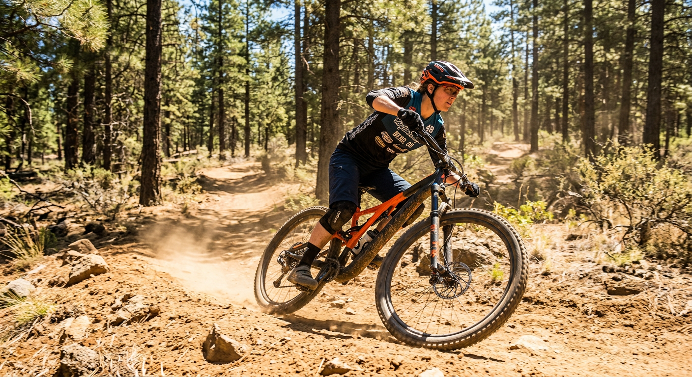 Mountain biking at Phil's Trail