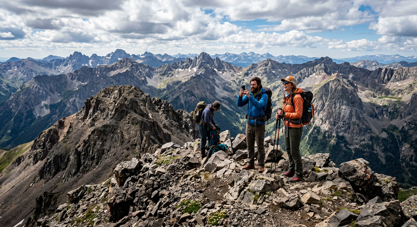 Colorado 14er summit