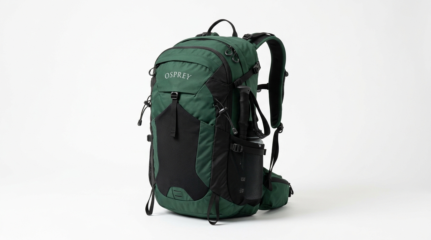 Osprey Talon 22 daypack on a ridgeline
